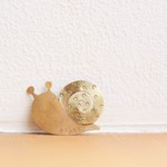 再販　BRASS  でんでんむし　ちびブローチ　受注製作