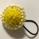 フェルト  お花 ヘアゴム