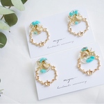 𓇼ターコイズピアス2way𓇼再再再販