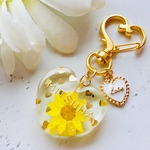 個数限定♡ひまわり風名入れキーホルダー