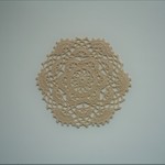 さわやかドイリー　19cm　薄ベージュ