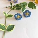 刺繍のピアス