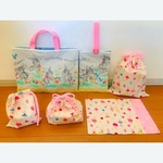 🐰セール✨女の子入園入学6点セット可愛いラビット柄💕