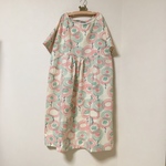 ＊6/17までSALE＊ゆったり【バウムフラワー】ワンピース