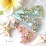 ハワイアンさんかくバレッタ