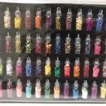 ミニボトル入り レジン ネイルパーツ 封入パーツ 48本
