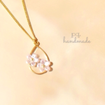 ＊White flower＊ネックレス 