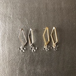 【シルバー】しずくピアス