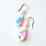 ファイヤーレインボームーンストーン☆ピアス/イヤリング《６月誕生石》