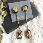 stone❁black ピアス
