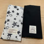 ♡新作♡エルゴ用よだれパッド・リバーシブル HWstar×ブラック