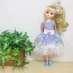 54 【再販 32】リカちゃんワンピース☆ハンドメイド  