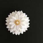 kaori722様ご注文品  ❀真紅の二重つまみのダリア