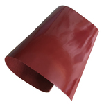【B級品】牛革A4サイズ ガラス仕上げ レッド 厚み1.1mm [A4085RED] (29.7cm×21cm) 「リズ」