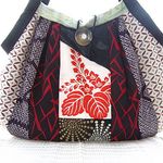 和柄*グラニーバッグ*着物リメイク