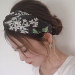 ＊リバティ・ファブリックス使用＊ クロス ヘアターバン ヘアバンド ＊アーカイブライラック＊