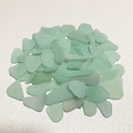 『再販×2』天然シーグラス良品(薄緑)230g♪♪