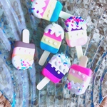 ポリマークレイ ゆめかわいい♡︎ʾʾデコパーツ♡プラパーツ♡ハート