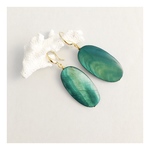 特集掲載【Mermaid series.】ブルーラグーンシェルピアス