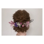 ヘアアクセサリー 髪飾り ドライフラワー