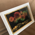 スクラッチアート _Sydneyの花火_