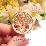 再販×3！ポメラニアンの大人可愛い華やかキラキラ✴️flowerポニーフック❤️✨ 送料無料 犬 スワロフスキー プレゼント ラッピング 限定 花