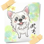 サプライズにも♪ペット似顔絵
