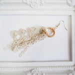 アンティークレースの片耳ピアス/イヤリング＊