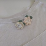 ちょこっとブローチ：お花ひとつ