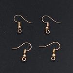 GM-048  300個 ピアス金具 釣針 20×18mm アクセサリーパーツ ゴールド  3x【100ヶ】