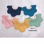 送料無料＊ジーンズ風花びらスタイ