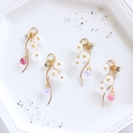 <7color>すずらんとティアドロップ＊ゆらゆらピアス