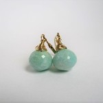 ひつじぐもフレンチフックピアス14Kgf