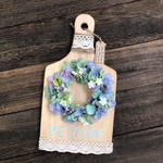 welcome◇ブルー紫陽花のカッティングボード