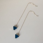 ブルーのアメリカンピアス