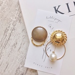 【ピアス】ヴィンテージボタン【k】 
