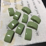 10個✦カーブ長方形カボション