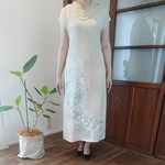 最新作 43 Aライン リボン付き 着物リメイク 結婚式 フォーマル