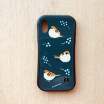 スズメのグリップスマホケース（iPhoneX/XS）