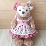 【sp様お取り置き品】赤チェック×イチゴ柄サマーワンピース♡シェリーメイSサイズ♡コスチューム♡