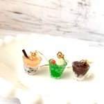 カフェコールドドリンク（片耳用）ピアス☆
