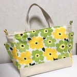 北欧 花柄 マザーズバッグ