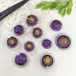 【送料無料】No.168/パープルボタン（18～23mm）