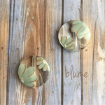 再販3【ビーズ】mint large flower beads.