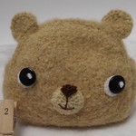 くりくりおめめのふわふわくまさんポーチ②