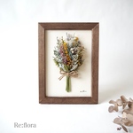 ✳︎再販開始✳︎Botanical bouquet frame#12✳︎洋書ペーパー1枚おまけ付き✳︎
