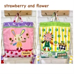 api...さまオーダーのお品♪うさぎ＊太陽＊ナップサック＊名刺繍
