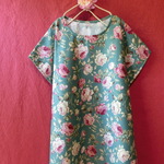 ◆6/9まで￥1,000引き!!◆アンティークローズ 半袖ワンピース　緑