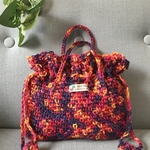 (sale)麻紐の小さなカラフルバッグ