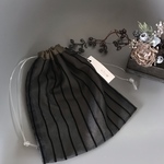 see-through 2way pouch